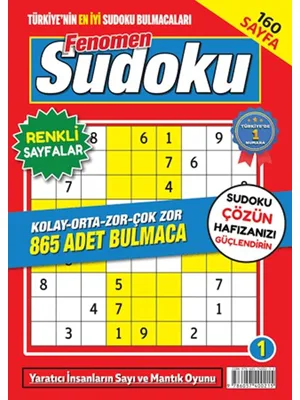 Sudoku Bulmaca Fenomen Seviye 1 - Maxi Yayıncılık
