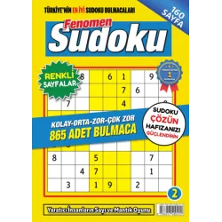 Sudoku Bulmaca Fenomen Seviye 2 - Maxi Yayıncılık