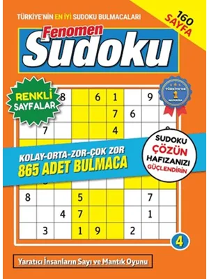 Sudoku Bulmaca Fenomen Seviye 4 - Maxi Yayıncılık