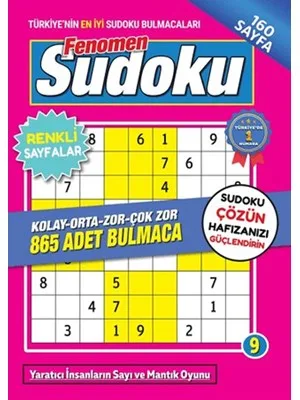 Sudoku Bulmaca Fenomen Seviye 7 - Maxi Yayıncılık