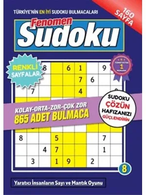 Sudoku Bulmaca Fenomen Seviye 7 - Maxi Yayıncılık