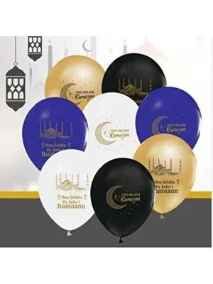 Nedi Baskılı Balon Hoşgeldin Ramazan 100 Lü Pm-12396