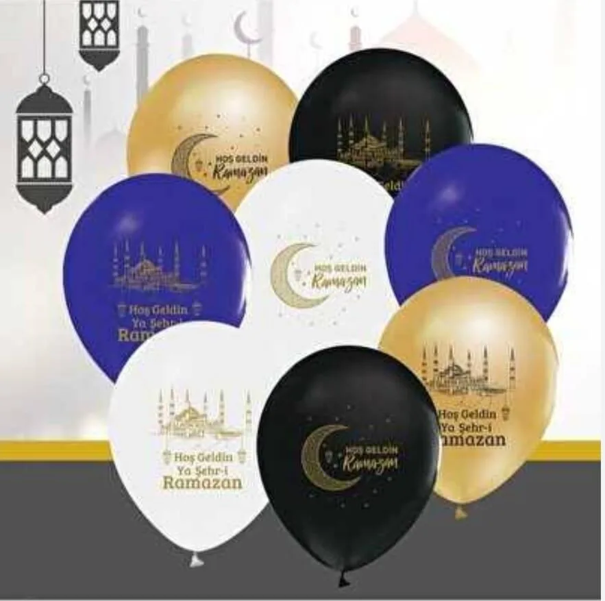 Nedi Baskılı Balon Hoşgeldin Ramazan 100 Lü Pm-12396
