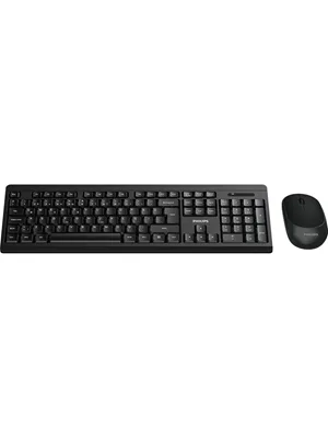 Philips Spt6324 Usb Kablosuz Klavye Mouse Set Siyah