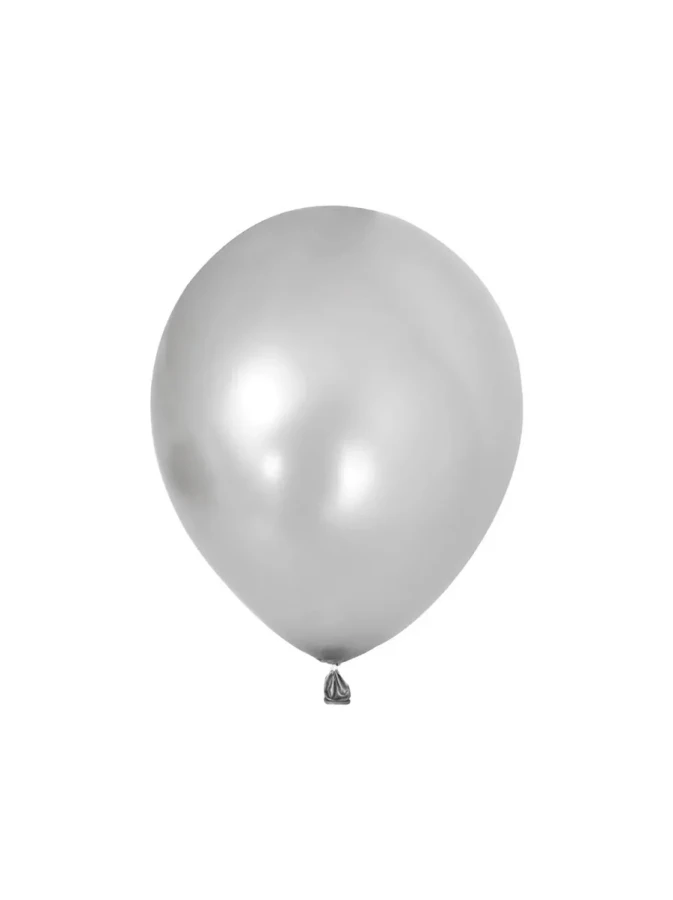 Balloons 12" Metalik Balon 10"lu Gümüş