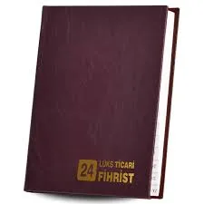 Gülpaş 17x24 24"lü Ticari Fihrist Thermo Deri Ciltli 169