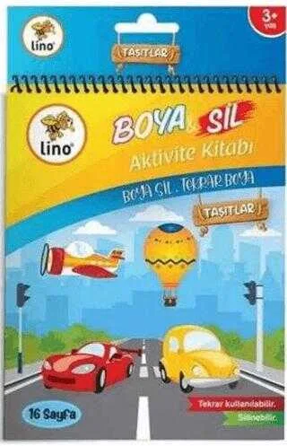 Lino A5 Silinebilir Boyama Kitabı Araçlar Bs-1001