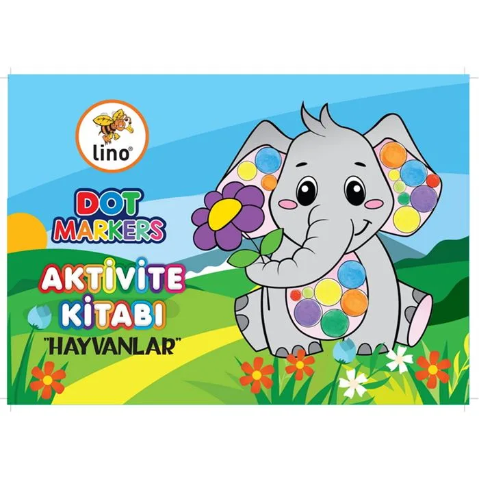 Lino Dot Markers Boyama Kitabı Hayvanlar Ln-702