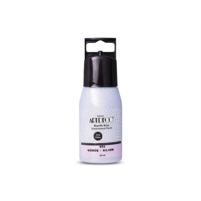 Artdeco 50 Ml Simli Boyutlu Boya Gümüş 41f-692