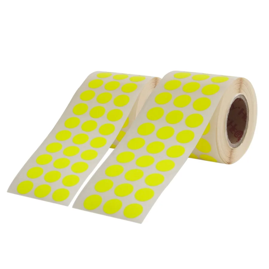 Herboy 10 Mm Nokta Etiket 4000"li Sarı