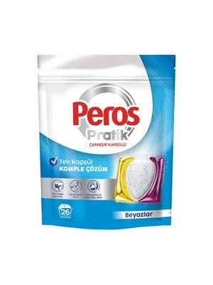 Peros Pratik Çamaşır Kapsülü 26"lı Renkliler