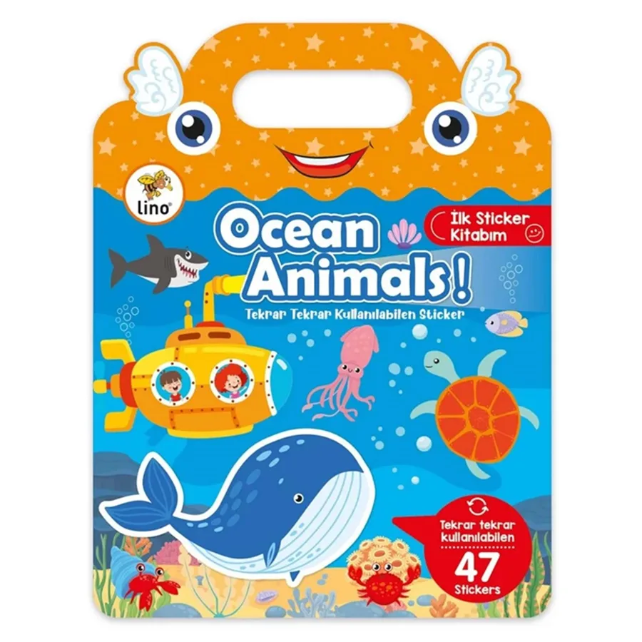 Lino Tekrar Tekrar Kullanılabilen İlk Sticker Kitabım Ocean Anımals Ls-502