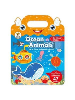 Lino Tekrar Tekrar Kullanılabilen İlk Sticker Kitabım Ocean Anımals Ls-502