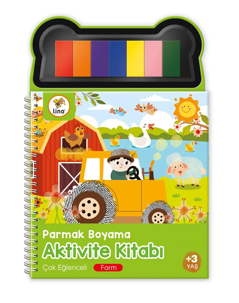 Lino Parmak Boyama Aktivite Kitabı Farm Lp-601