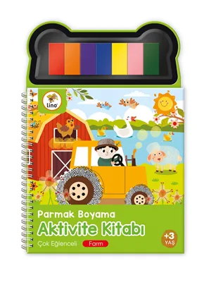 Lino Parmak Boyama Aktivite Kitabı Farm Lp-601