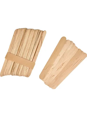 Mileo Geniş Natural Ahşap Çubuklar 40"lı 1832
