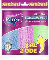 Parex Trend Mikrofiber Temizlik Bezi 3"lü 0104401