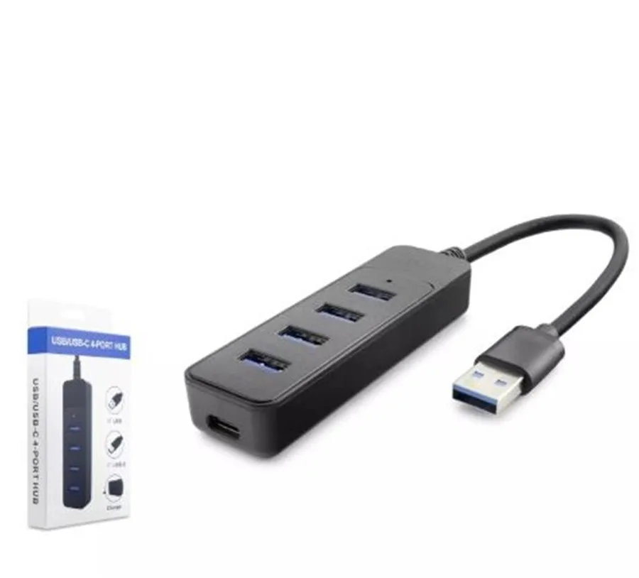 Hadron Hdx7046 Usb 3.0+type-c 4 İn 1 4 Port Usb Çoğaltıcı Hub