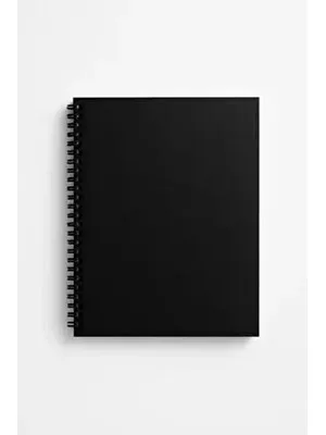 Herboy A4 Spiralli Pp Kapak Siyah Zemin Defter 50 Yp Hrb-3299