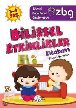 Zbg Bilişsel Etkinlikler Kitabım 3-4 Yaş - Kukla Çocuk