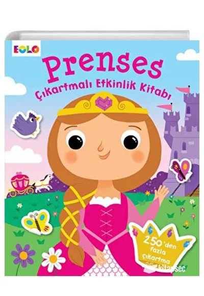 Prenses Çıkartmalı Etkinlik Kitabı - Eolo Eğitici Kitap