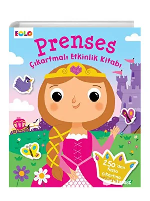 Prenses Çıkartmalı Etkinlik Kitabı - Eolo Eğitici Kitap