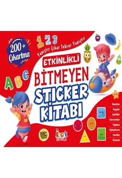 Bitmeyen Sticker Kitabı (etkinlikli) - Bıcırık Çocuk