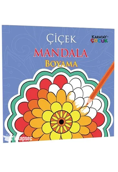 Çiçek Mandala Boyama - Karatay Çocuk