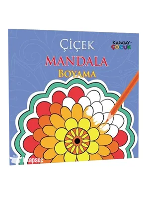 Çiçek Mandala Boyama - Karatay Çocuk