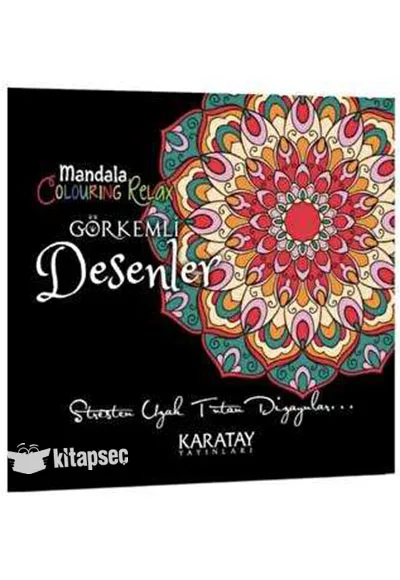 Görkemli Desenler Mandala Boyama - Karatay Yayınları