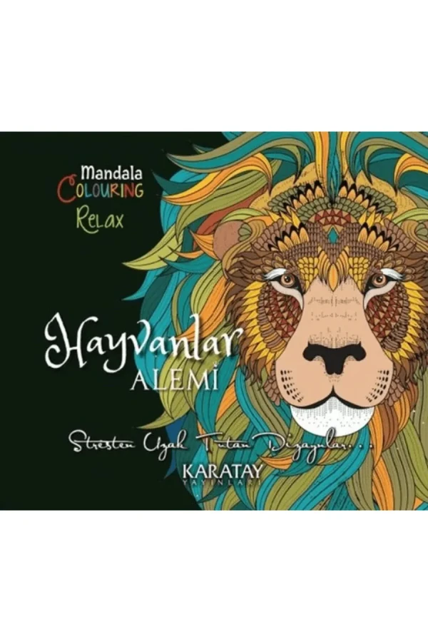 Hayvanlar Alemi Mandala Boyama - Karatay Yayınları