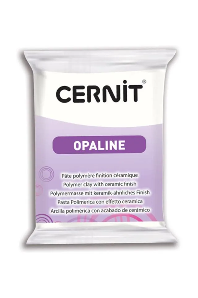 Cernit Fırınlanabilir Seramik Hamuru 56 Gr Opalıne Beyaz 56010