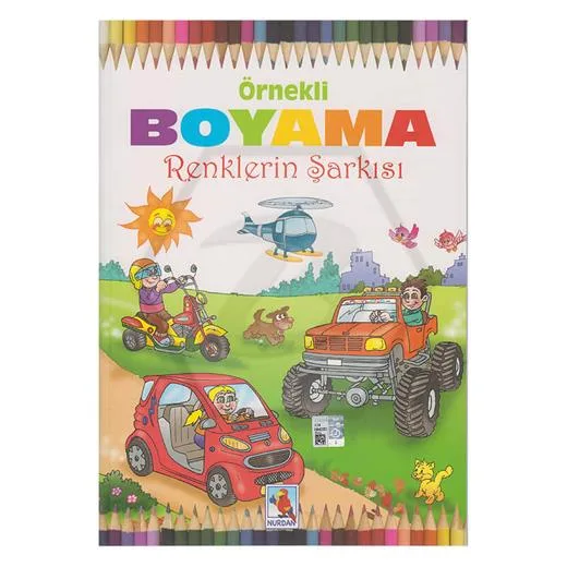Örnekli Boyama - Renklerin Şarkısı - Nurdan Yayınları
