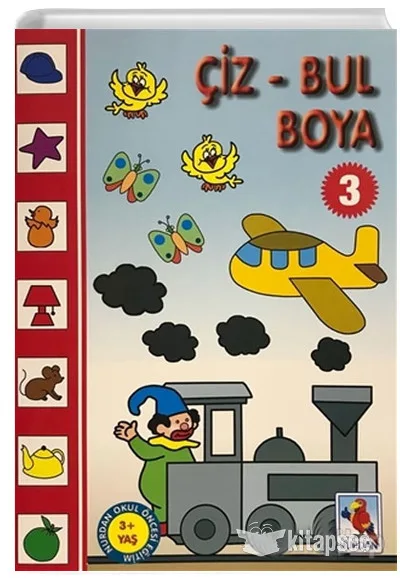 Renkli Eğitici Boyama 3 (+3 Yaş) - Nurdan Yayınları