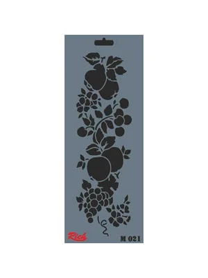Rich New Seri 11x29 Medium Stencil M-021