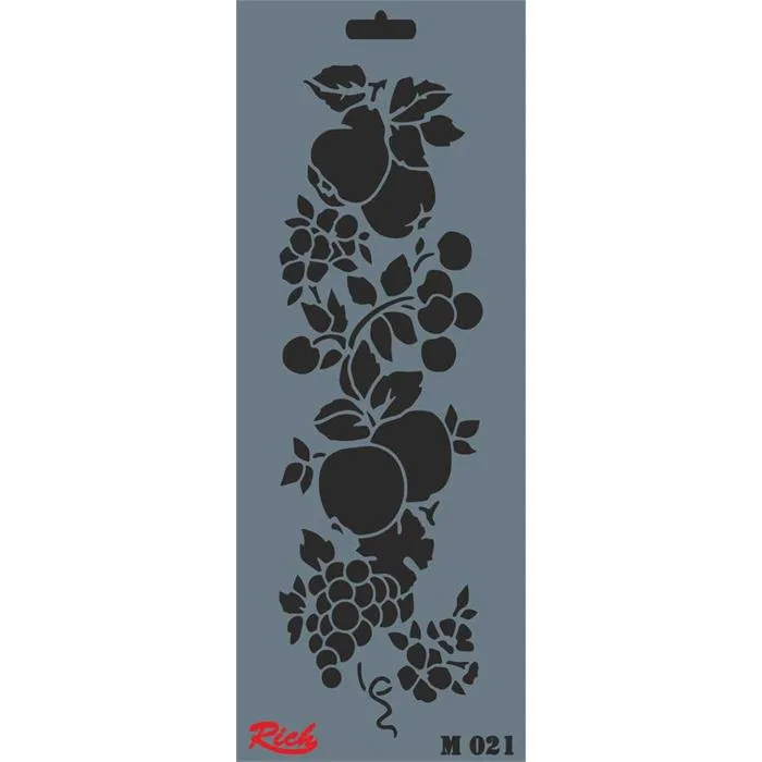 Rich New Seri 11x29 Medium Stencil M-021