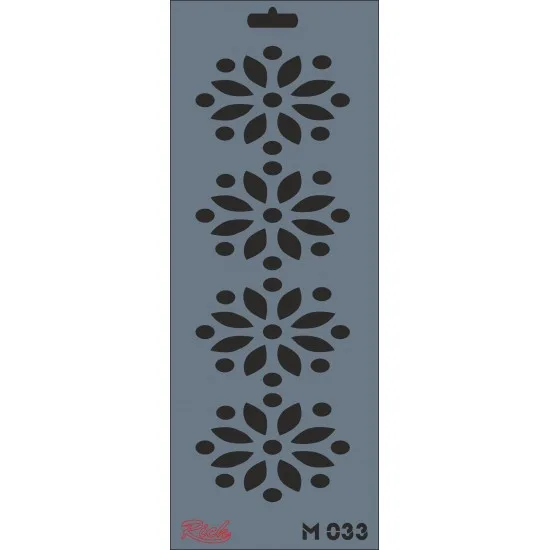 Rich New Seri 11x29 Medium Stencil M-033