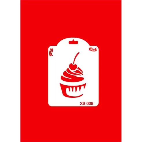 Rich 10x14 X-small Seri Stencil 008