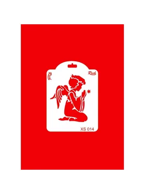 Rich 10x14 X-small Seri Stencil 014