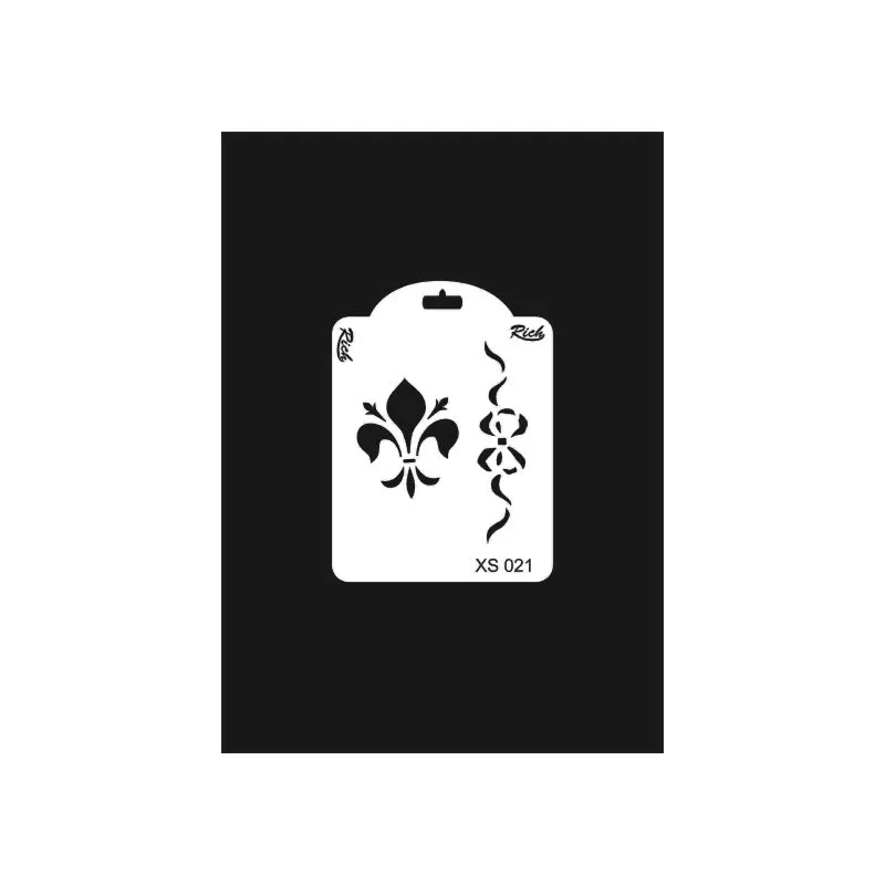 Rich 10x14 X-small Seri Stencil 021