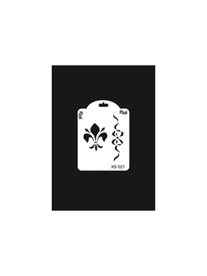 Rich 10x14 X-small Seri Stencil 021