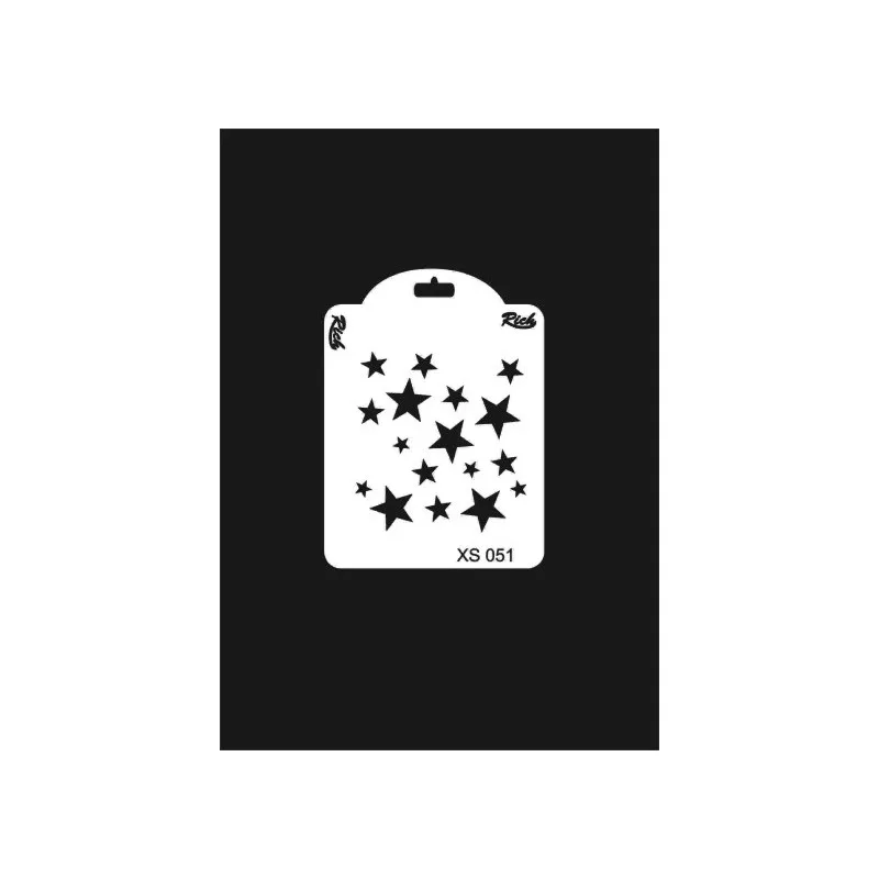 Rich 10x14 X-small Seri Stencil 051