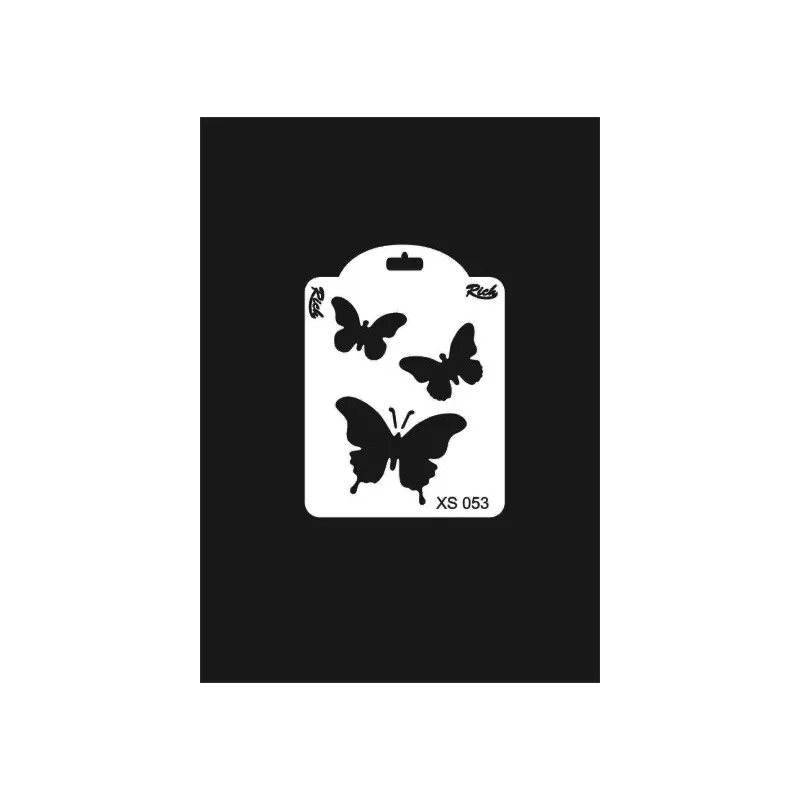 Rich 10x14 X-small Seri Stencil 053