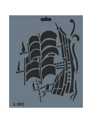 Rich New Seri 25x25 Large Stencil L-002