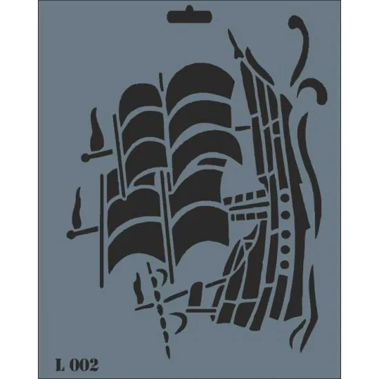 Rich New Seri 25x25 Large Stencil L-005