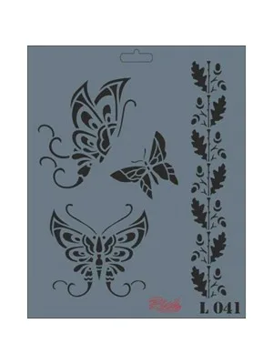 Rich New Seri 25x25 Large Stencil L-020