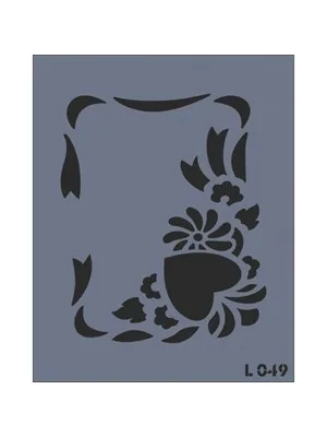 Rich New Seri 25x25 Large Stencil L-041