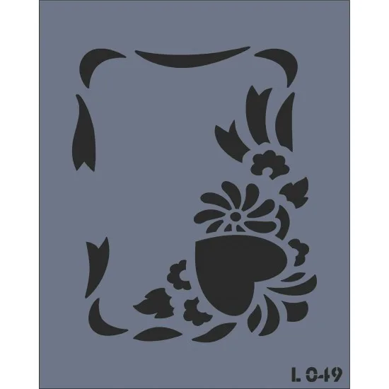 Rich New Seri 25x25 Large Stencil L-049
