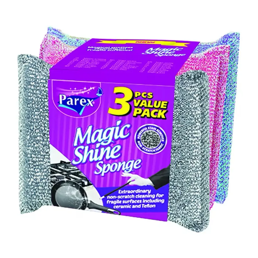 Parex Magic Shine Sünger 3 Lü Eko Paket 1807528