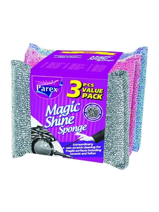 Parex Magic Shine Sünger 3 Lü Eko Paket 1807528